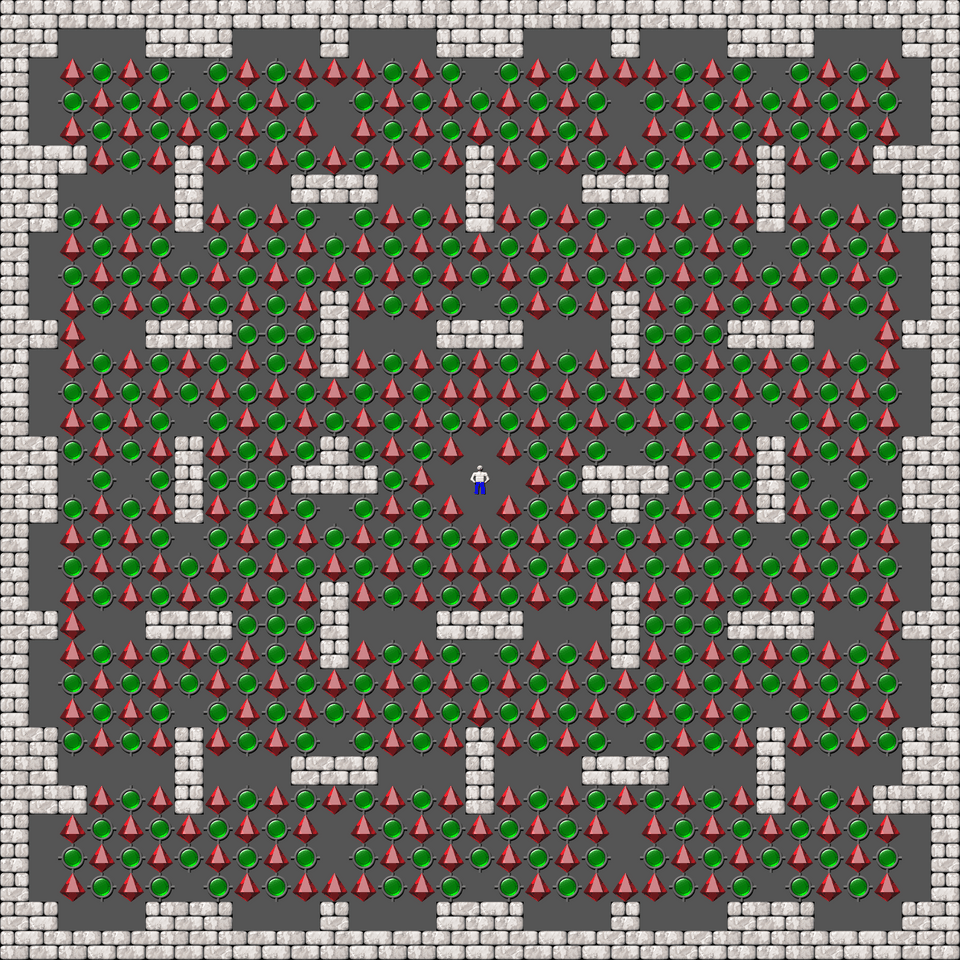 Sokoban Sasquatch 06 Arranged level 92